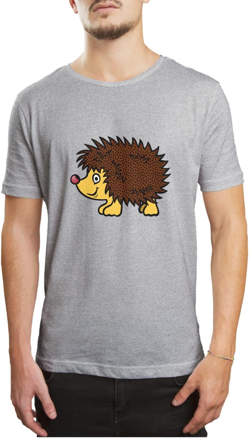 OKSDLK I Am A Hedgehog Men's Short Sleeve Shirts T Shirt Printing