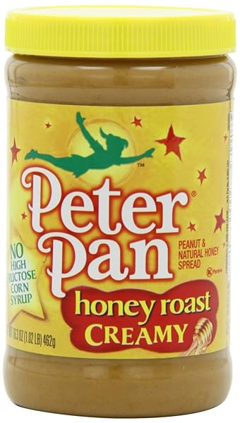 PETER PAN NATURAL HONEY ROAST CREAMY PEANUT BUTTER...