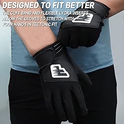 BRAMASOLE Youth Batting Gloves Boys Baseball