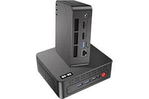 wo-we P6 AMD Ryzen 5 3550H Gaming Mini PC (Beats N150/N100/N97),16GB RAM 512GB SSD 4C/8T,4K Triple Displays, Light Gaming Mini Computers Home Theater Office Business Education