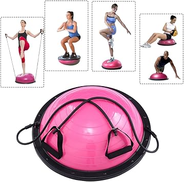 Rosa media bola Tabla de equilibrio Fitness Yoga Pilates ...