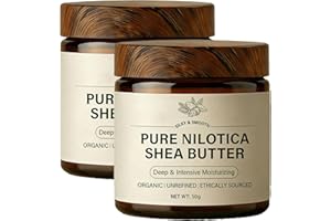 Pure Nilotica Shea Butter | Nilotica Shea Butter Raw Organic for Dry Skin | Shea Butte𝒓 from Nilotica | Organic Skin care |D