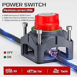 Nilight 2 Pack Battery Switch 12V 24V 48V 275A