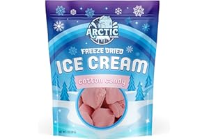 Arctic Farms Freeze Dried Ice Cream that Does Not Melt (Cotton Candy - Pink)