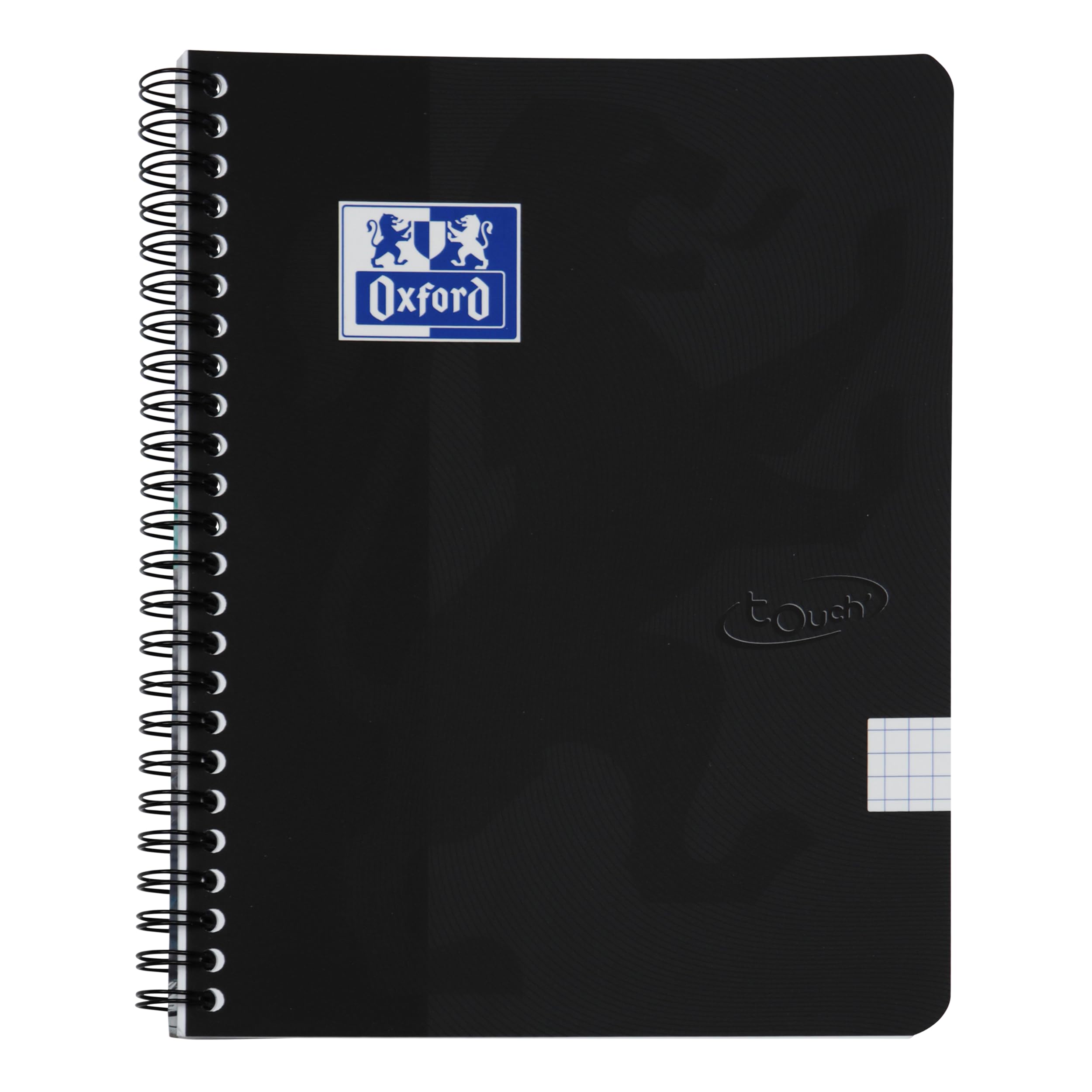 Oxford Touch Notepad A5 Squared 5 mm 140 Pages Black Pack of 5