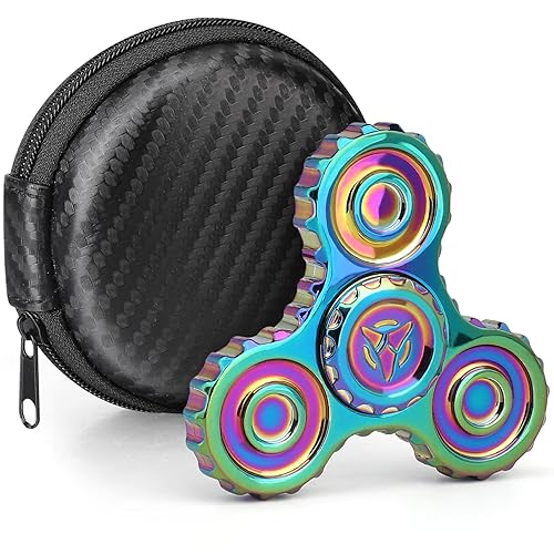 Cool Fidget Spinner for Kids Adults, Metal Hand Finger Spinner - Main Image