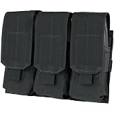 GVN Tactical Triple Mag Pouch | PALS MOLLE AR M4 5.56/.223 Triple Magazine Pouch Mag Holder Tactical