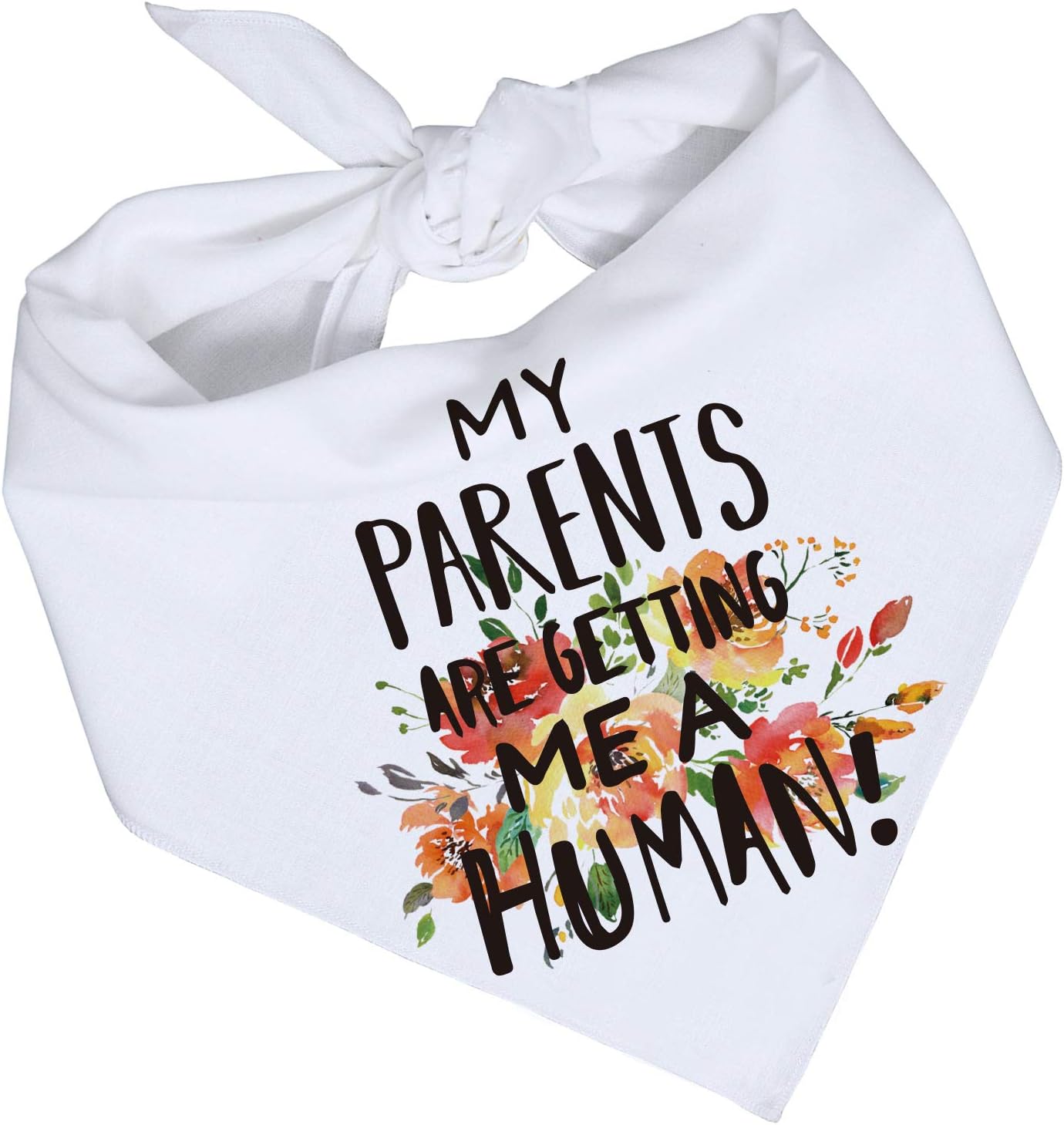 vizuzi My Parents are Getting me a Human, Funny Gender Reveal Dog Bandana