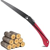 Horonaxo Folding Saw, 10inch Hand Saw for Wood Cutting and Pruning Saw | Sharp High Carbon Steel Blade, Triple Cut Teeth for Tree Pruning and Wood Cutting, Foldable, Safe Outdoor Camp Gear