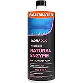 Pool Enzyme Treatment for Saltwater Pools - Pool Enzymes for Waterline Care, Oil Control & Clarity - Made in USA - AquaDoc - 32oz