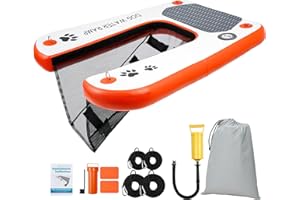 Extra Wide Boat Ramp Pool Ladder, Floating Pet Water Ramp for Pool, Dock & Boat with High Stability, Dog Pool Float with Non-