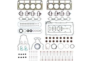 TATDOL SUSUCAR Full Cylinder 5.3 Head Gasket Set with Bolts ES72220 Intake Exhaust Manifold Oil Pan Gasket for 2007-2013 Chevy Silverado Avalanche Suburban GMC Sierra Envoy Yukon Buick 5.3L Engines