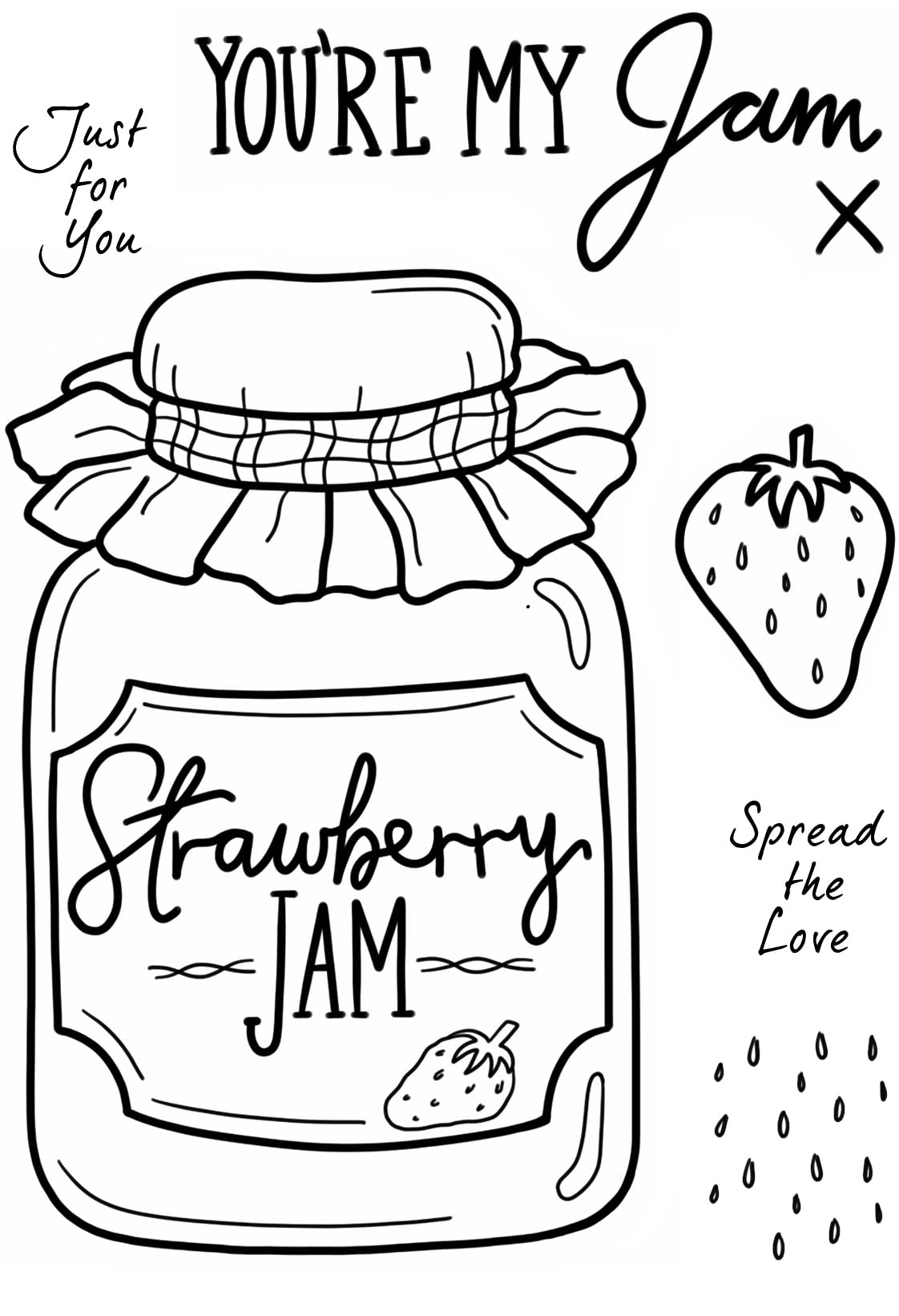 Creative Expressions Sam Poole-Spread The Love-Clear Stamp Set, 4 x 6 inches