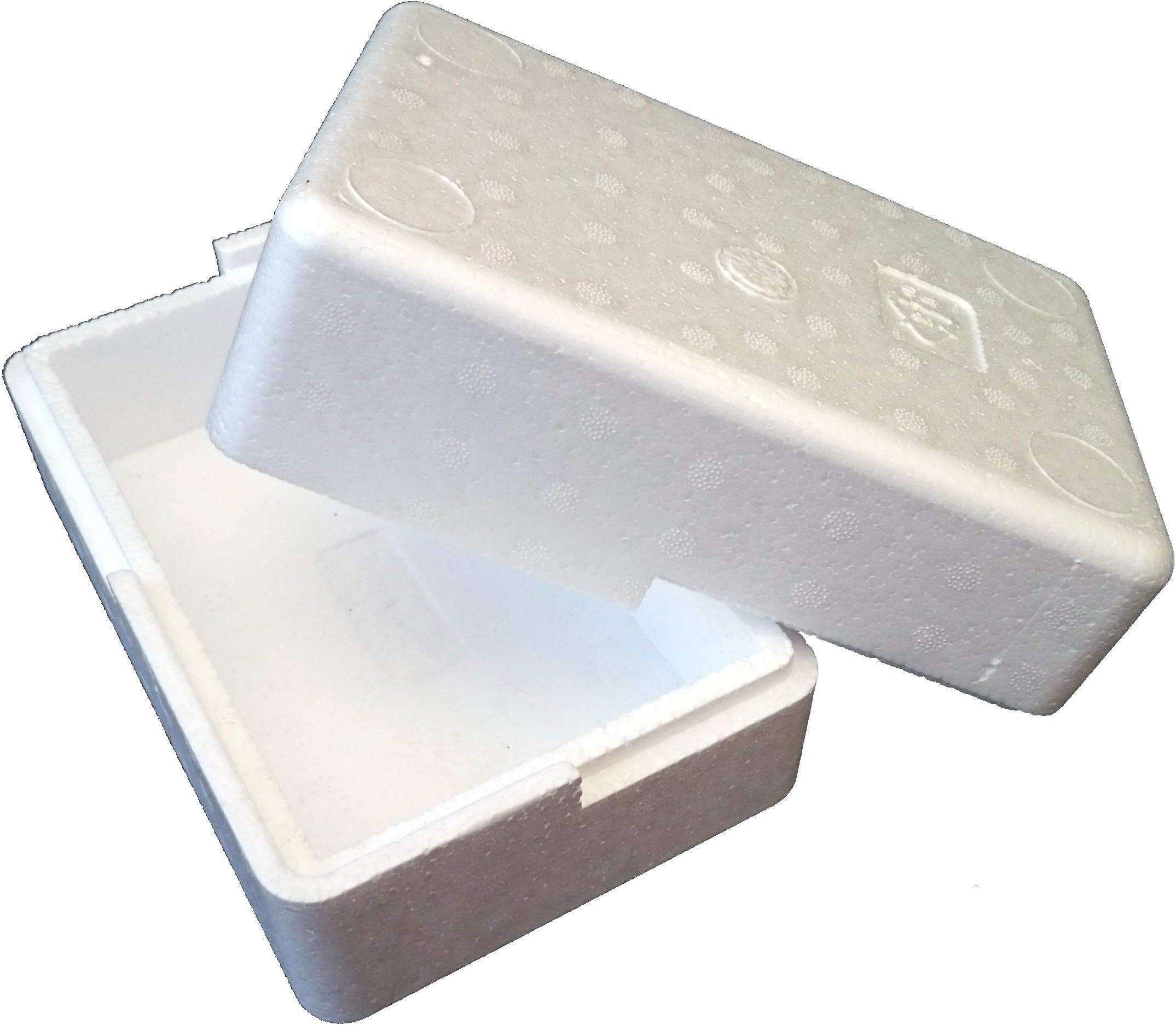 THERMO INSULATION POLYSTYRENE BOXES 200 x 120 x (50+50) mm, WALL THICKNESS: 15mm FOR FOOD FISH REPTILES WORMS MEDICATION PERISHABLE GIFT GOODS ITEMS COOL OR WARM TEMPERATURE PACKAGING