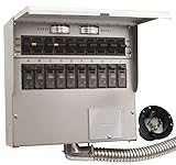 A510A Pro/Tran2 50-Amp 10-Circuit 2 Manual Transfer