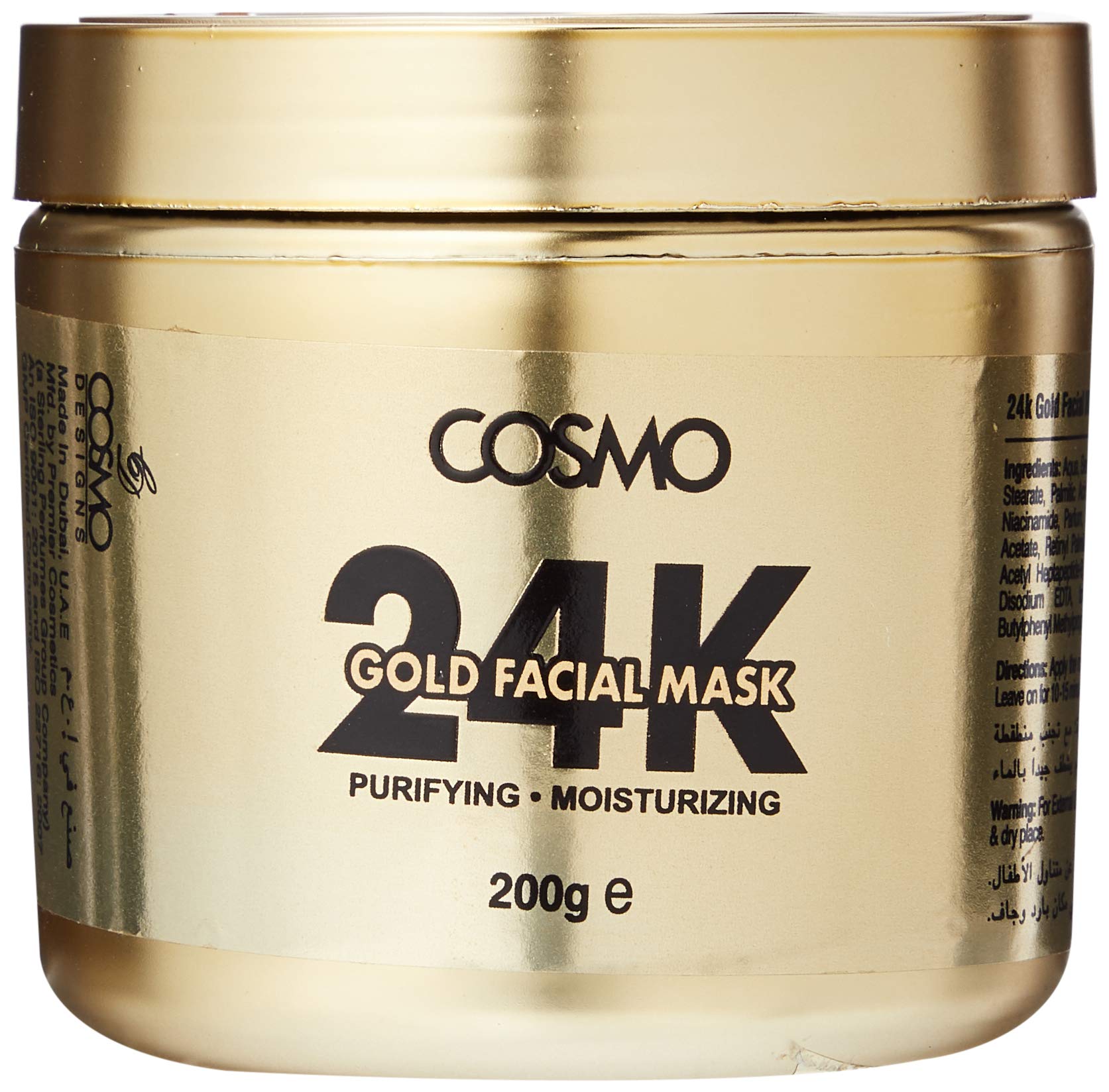 COSMO 24K Gold Facial Mask, 200gm