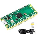 With Pre-Soldered Header Raspberry Pi Pico Microcontroller Development Board Based on Raspberry Pi RP2040 Chip,Dual-Core ARM Cortex M0+ Processor