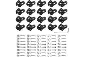 E-Greetshopping 20PCS Rock Climbing Holds for Kids Climber,Extra Large Adult Rock Climbing Stones,Wall Stones with Screw Pad and Nut for Outdoor Indoor Climbing Frames Children Playground