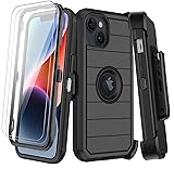 KECAI for iPhone 14 Plus Case with Belt Clip