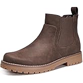 TruVeld Men's Chelsea Boots Class Dress Boots for Men Comfy Slip on Casual Ankle Boots