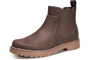 TruVeld Men's Chelsea Boots Class Dress Boots for Men Comfy Slip on Casual Ankle Boots