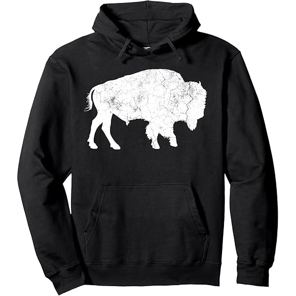 Amazon.com: Buffalo Distressed Retro Bison Animal Lover Men Women