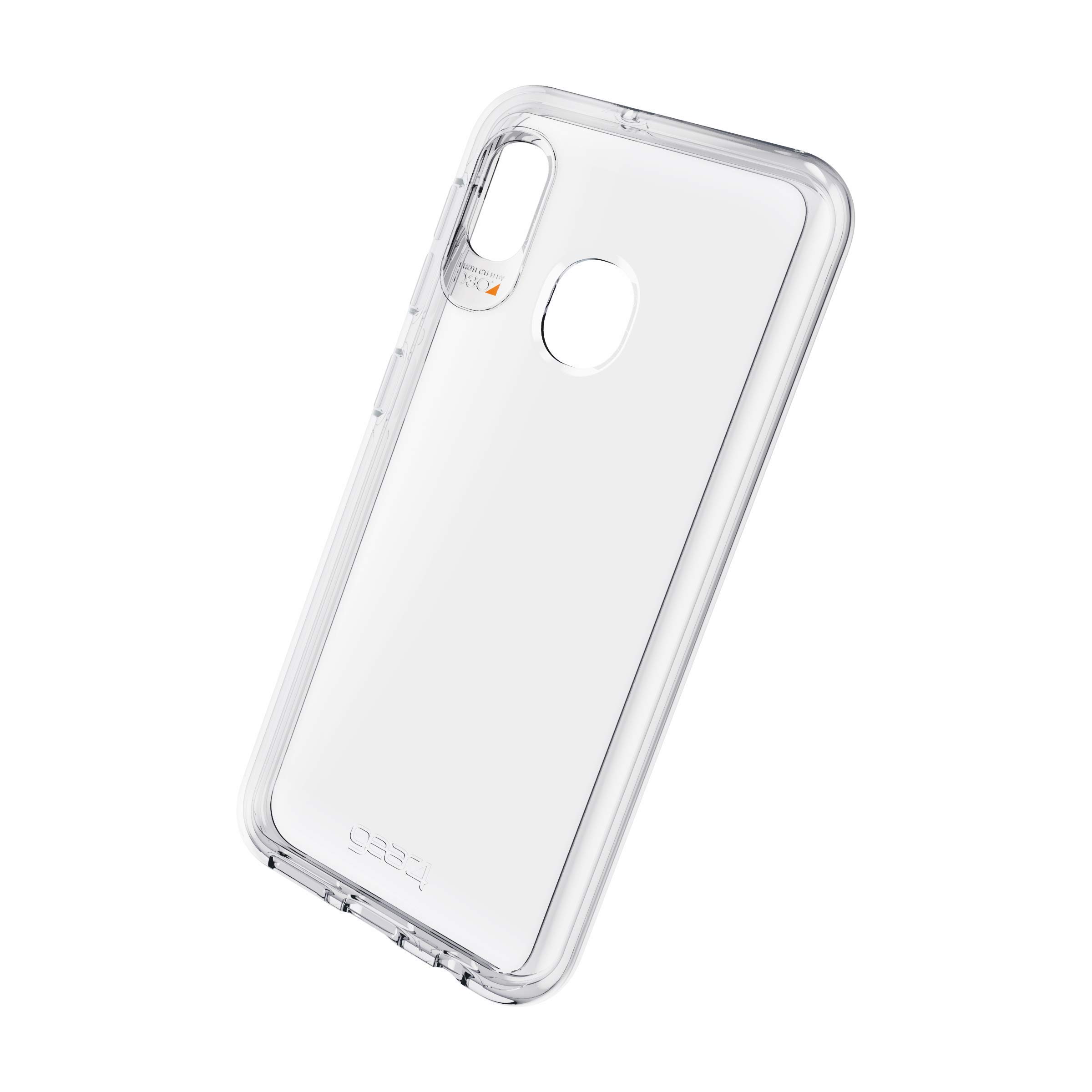 GEAR4 Crystal Palace Designed for Samsung Galaxy A20e Case, Advanced Impact Protection by D3O, Booklet Case – Clear