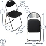 Harbour Housewares Black Padded Folding Chair 114kg Capacity view 3
