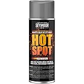 Seymour 16-1201 Hot Spot High Heat Spray Paint Aluminum 12 oz - 1200&deg;F Heat Resistant Coating for Grills, Stoves, Engines, Exhaust, VOC Compliant