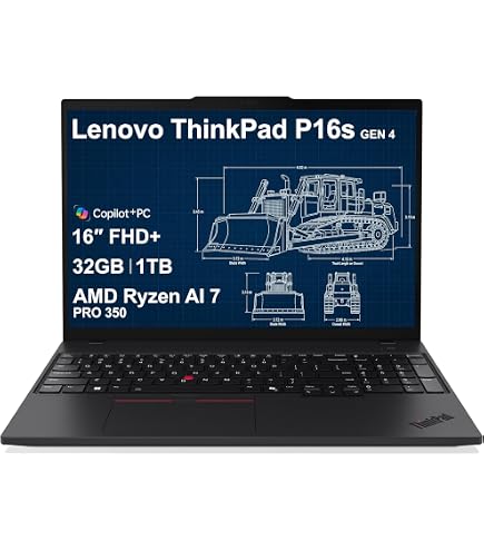Amazon.com: Lenovo ThinkPad P16 Business Laptop, 16