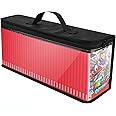 CaSZLUTION Game Disc Storage Bag for Nintendo Switch Games and Switch 2 Games, Portable Carrying Case Holds up to 35 Switch Games, TPU Clear Organizer Case for Switch Game Collectors - Black