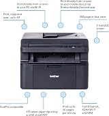 Brother DCP-L1660W Wireless Mono Laser Multifunction Printer 20 PPM 150 Sheet view 2