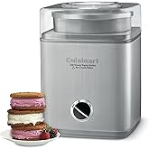 Cuisinart Ice Cream Maker Machine, 2-Quart Ice Cream, Sorbet and Frozen Yogurt Machine, Fully Automatic Double-Insulated Free