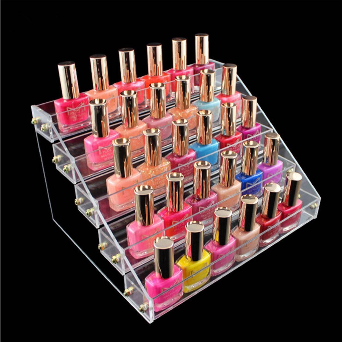 Nagellack Stnder bersichtlich Acryl Lippenstift-Stnder  Nagellack  Organizer, Kosmetik-Aufbewahrung, bersichtlich & Stylisch  Fr  Schminktisch & Bad Make-up Aufbewahrung Acryl