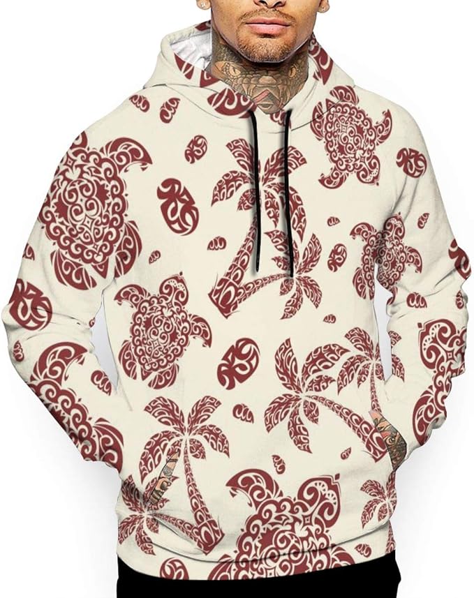 Men's Novelty Hoodies Personalised Outerwear for Men Custom Pockets