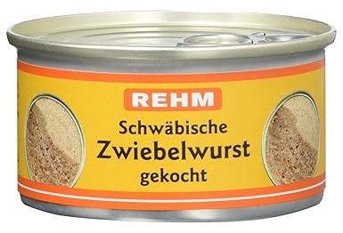 Rehm Schwäbische Zwiebelwurst, 12er Pack (12 x 125 g)