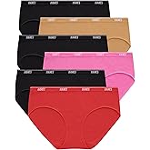 Hanes womens Moves Underwear, 360° Flex Stretch Panties, Smooth & Seamless Hipsters Bikinis Or Thongs, 6-pack