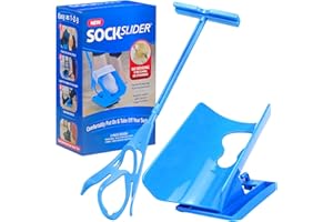 Sock Aids for Putting On Socks – Easy On & Off Sock Helper Device, Pain-Free Sock Assist Tool for Seniors, Pregnancy & Limite