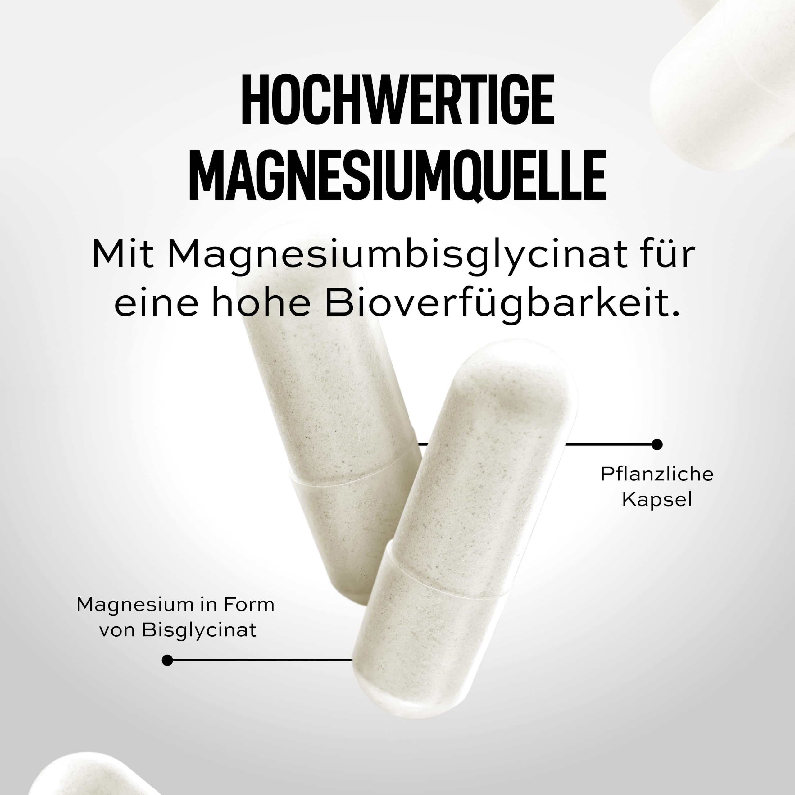 ESN Magnesiumbisglycinat Kapseln - mit 194 mg Magnesium pro Tagesportion - gute Verträglichkeit und Bioverfügbarkeit - vegan - 120 Kapseln, 60 Portionen 4