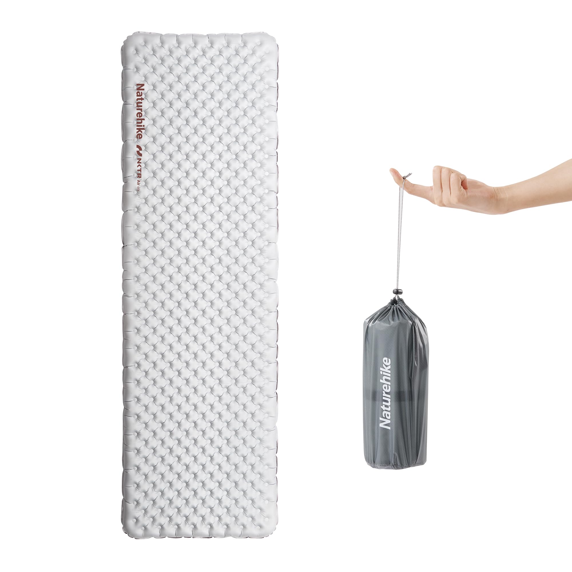 Naturehike 公式 高R値 エアーマット R5.8超軽量 約500g SGS認証 実用新案登録 4シーズン (≥-20℃使用可能) アウトドア 厚手7cm コンパクト キャンプ 登山 インフレーターマット 連結可能 耐水加工 車中泊 テント泊 防水 保温 防災 収納袋付き商品画像