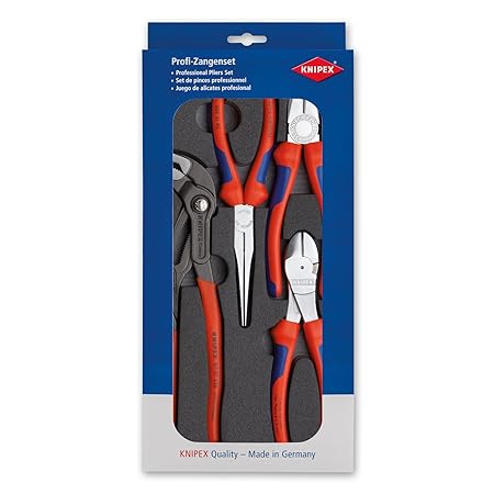 Knipex 00 20 01 V01 – Profi-Zangen-Set „Basic“ mit vier Zangen