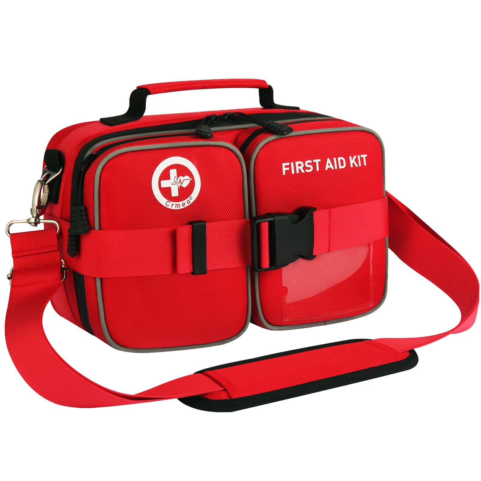 Photo 1 of **FACTORY SEALED** Crmea 516 Piece First Aid Kit for Car, Travel & Home, FSA Eligible HSA Items - Large Professional Waterproof Compact Labeled Emergency Kit with Molle Shoulder Strap for Camping, Hiking & Survival