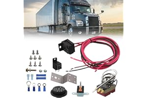 RYANSTAR RACING Adjustable Electric 12V Radiator Fan Thermostat Control Relay Wire Kit Universal Compatible with Car Truck Accessories