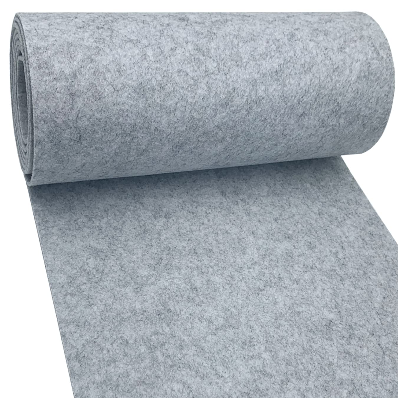 aufodara Felt Fabric 150x40cm, 3mm Thick Polyester Felt for Felt Table Mats, Bags, DIY Craft Patchwork Sewing (Light Grey)