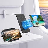 Huogantom Magnetic Airplane Phone Holder, Foldable Flexible Phone Stand | Travel Essentials Phone Mount for MagSafe, Universal Hands-Free Airplane Gadgets for Flying, Plane, Office, Home, Kitchen