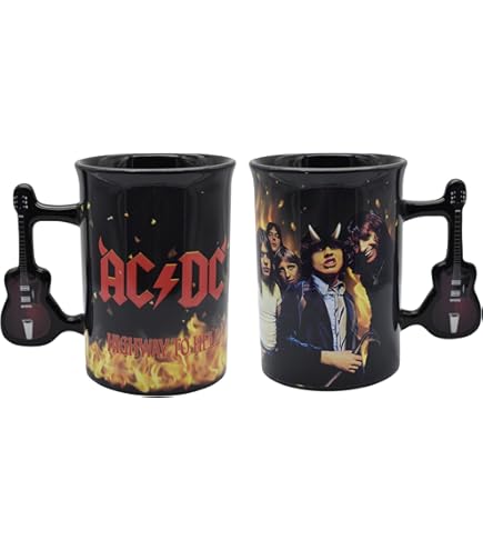 Amazon.com | ICUP AC/DC Icons 4 Piece Shot Glass Set: Shot Glasses