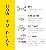 Spikeball Game Set 1 Ball Drawstring Bag Rule Book Sharks Tank Brand Spikeball view 6
