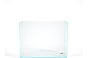 Landen 60H 30 Gallon Rimless Low Iron Aquarium Tank Fish Tank, 23.6" W × 17.7" D × 17.7" H (60cm x 45cm x 45cm) 8mm Thickness