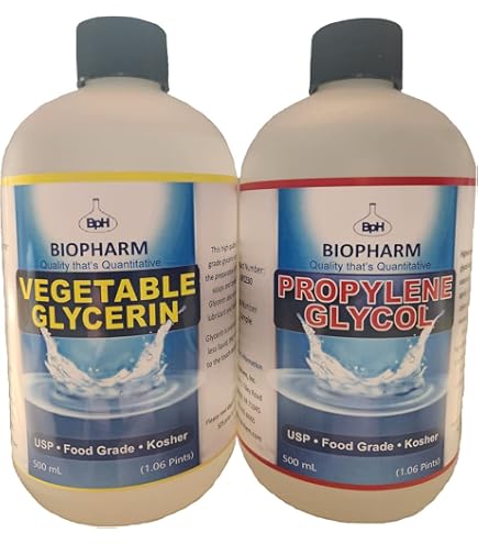 pflanzliches glycerin e-zigarette Vegetable Glycerin/Glycerine & Propylene Glycol 16 oz Value Pack Food Grade  USP Kosher 100% Pure: Amazon.com: Industrial & Scientific