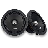 ORION XTR XTX654 6.5" High Efficiency Mid-Range Speakers, 1400W Pair | 350W RMS, 4-Ohm Impedance, 1.5" Voice Coil, Bullet Loudspeaker Design